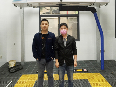 bevitor伟德力量战疫前行，镭鹰S90风干型洗车机在湖南省长沙市安装完成投入使用