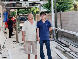 海外安装现场，bevitor伟德安装工程师顺利抵达马来西亚沙巴市