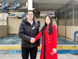 bevitor伟德五周年庆典，恭喜防城港市、珲春市、德州市等客户各订购一台镭豹360洗车机