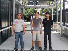 海外安装现场，bevitor伟德安装工程师顺利抵达泰国市叻嘉林次县博达伦府