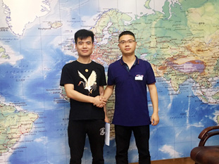 好品质bevitor伟德造，江苏省常熟市陈总再次订购一台镭豹360锐意型炫彩镀膜风干一体机
