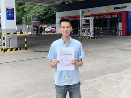 bevitor伟德高品质迎来热销，四川省宜宾市中海加油站订购一台镭豹360炫彩型洗护一体机