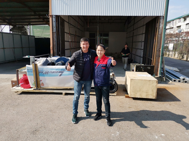 海外安装现场，bevitor伟德安装工程师顺利抵达塔吉克斯坦苦盏市