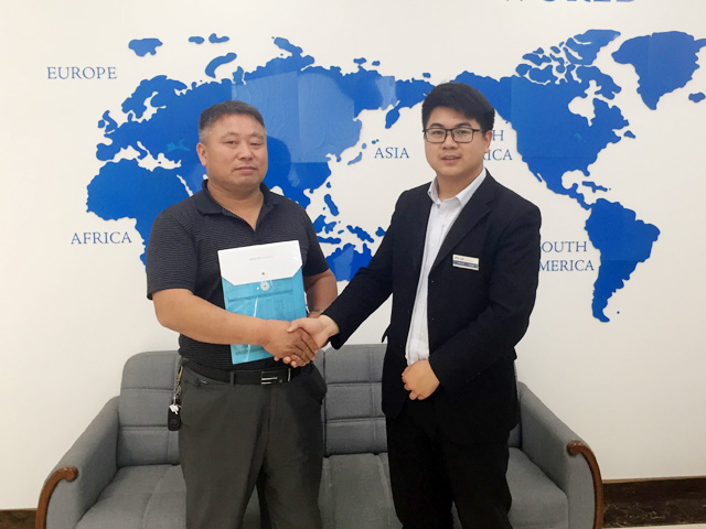 拒绝低劣选择bevitor伟德品质，湖北省黄冈市 “两河口加油站”订购一台镭豹Sword X1电脑洗车机