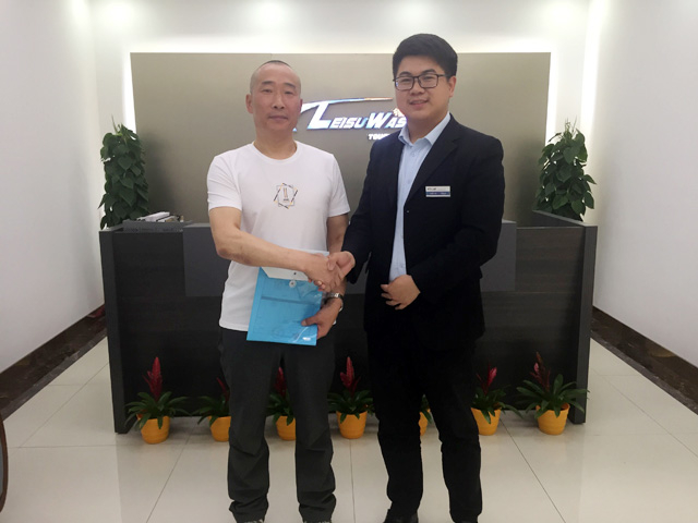 bevitor伟德品质值得信赖，黑龙江哈尔滨市张总付全款订购两台镭鹰S90风干型洗护一体机