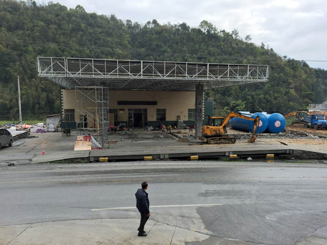 镭豹350用户案例，湖南省株洲市华丰加油站