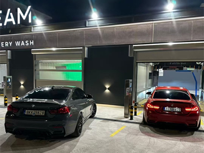 海外用户案例，四台LEISUWASH 360炫彩型洗车机在希腊雅典安装完成交付使用